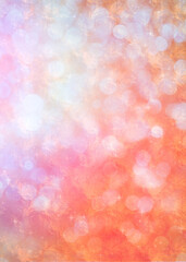 Orange bokeh vertical background for Banner, Poster, ad, celebration, event and various design works