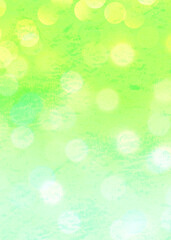 Green bokeh vertical background for Banner, Poster, ad, celebration, event and various design works