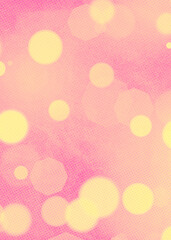 Pink bokeh vertical background for Banner, Poster, ad, celebration, event and various design works