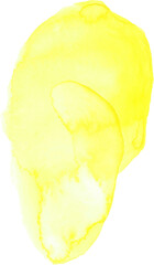 yellow watercolor textured splash