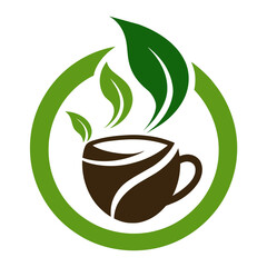 eco coffee shop logo