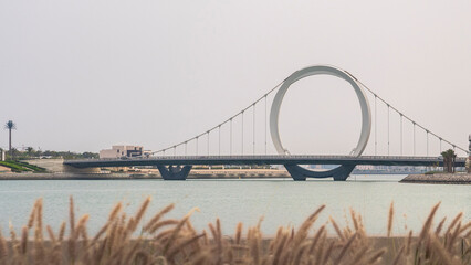 Qetaifan Island suspension bridge
