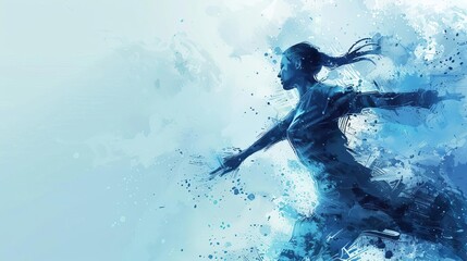 Confident person striking a powerful pose, symbolizing success and strength