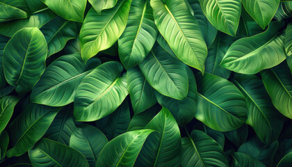 Obraz premium A vibrant and robust plant with an abundance of green leaves is under thorough examination
