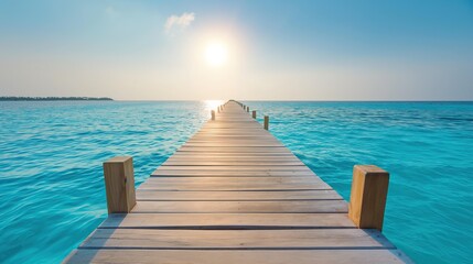 Fototapeta premium pier in the ocean