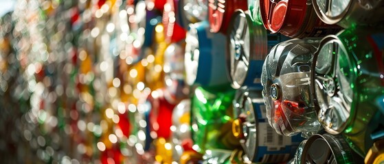 Obraz premium Automating recycling systems for improved waste management