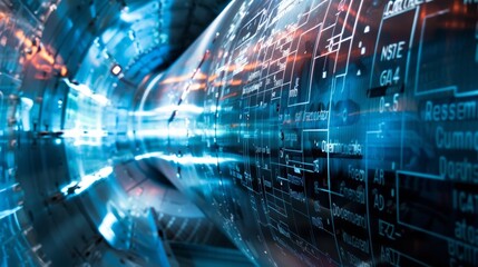 A timeline highlighting significant dates and events related to the Higgs boson is etched into the side of the time capsule.