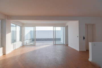 empty room with window