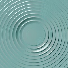 Obraz premium Abstract background with circular patterns and concentric rings in a soothing blue-green color palette, creating a sense of calm and balance.