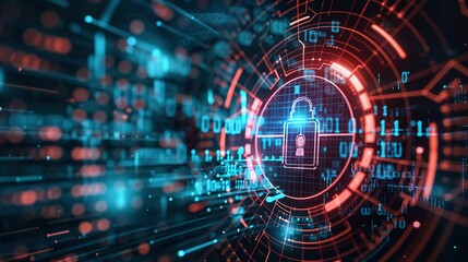 Cybersecurity Network on High-Tech Interface: Dynamic and Dramatic Layout