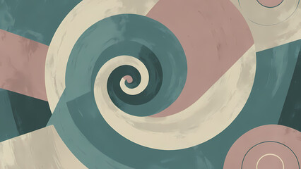 abstract background with spiral elements