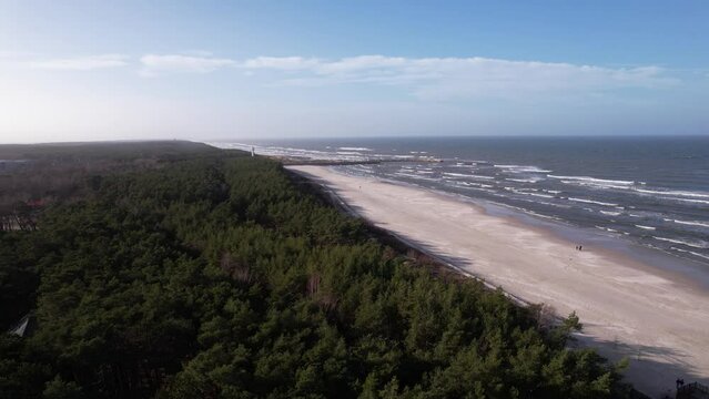 Plaża, może, lato.