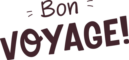 Bon Voyage Lettering