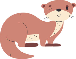 Standing Otter Animal