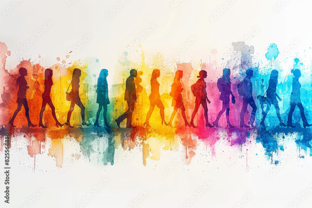Poster a spectrum of convictions spanning the ideological spectrum, from conservatism to liberalism and eve