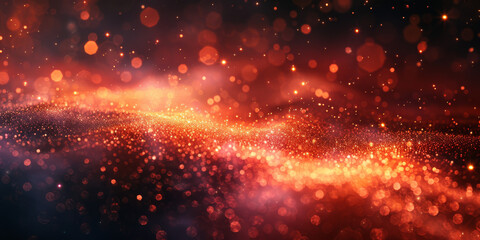 Obraz premium background of abstract glitter lights. red, gold and black