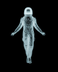 master astronaut is floating