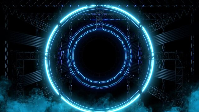 Truss Chain Smoke Hip Hop VJ Loop