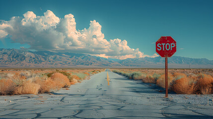 Stop Sign: A Reminder to Drive Safely and Responsibly