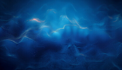 dark blue background texture with black vignette in old vintage textured border design dark elegant teal color wall with light spotlight center
