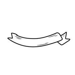banner ribbon sketch