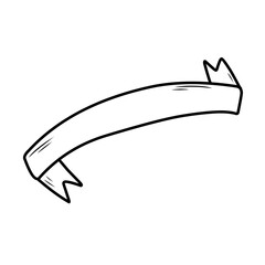 banner ribbon sketch