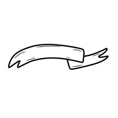 banner ribbon sketch