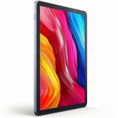 the new tablet is designed to look like a colorful wave