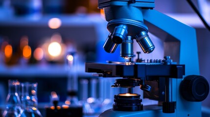 Research medical DNA lab science biotechnology scientist laboratory clinic medicine chemistry. Medical analysis DNA research equipment technology test microscope work health scientific computer gene