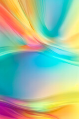 Abstract rainbow unicorn background holographic gradient neon illustration pastel background