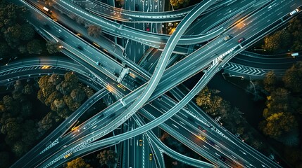 Different pattern of roads