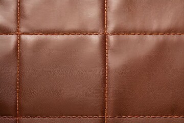 Close-up Leather Texture. Leather Workshop Sample Pattern. Generative AI (생성형 AI)