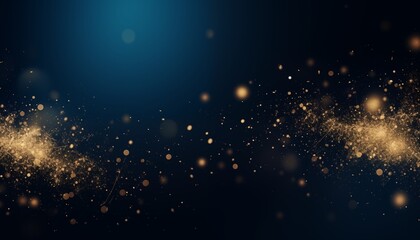 sparkles on dark navy background for Christmas time