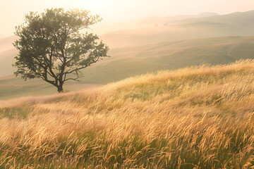 Gentle Meadow Breeze: Embracing Calm and Tranquility with Every Breath in Nature's Serenity
