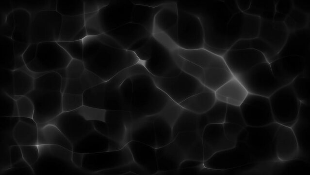Sapphire Currents. Dynamic Water Caustic Textures. Water Surface. Overlay video. 4K