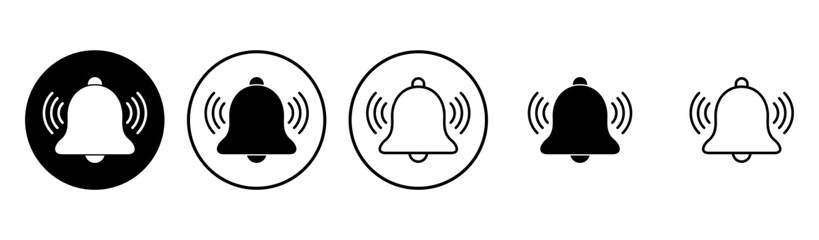 Bell Icon set. Notification icon for your web site design