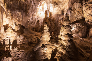 Rock formations in Carlsbad Caverns National Park, New Mexico