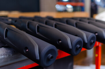 Mofles y exostos en linea de produccion