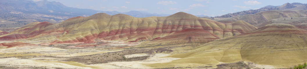 Striated red and brown paleosols in the Painted Hills