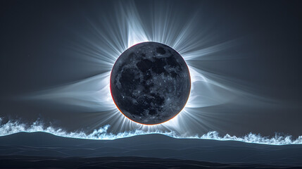 Totale Sonnenfinsternis: Ein faszinierendes Naturschauspiel,  naturphänomen himmelsereignis astronomie