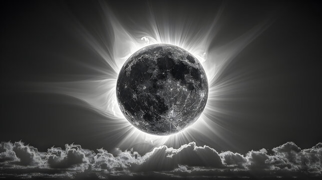 Eclipse Solar Total: O Espet&aacute;culo Celestial do S&eacute;culo, lua sombra astronomia universo