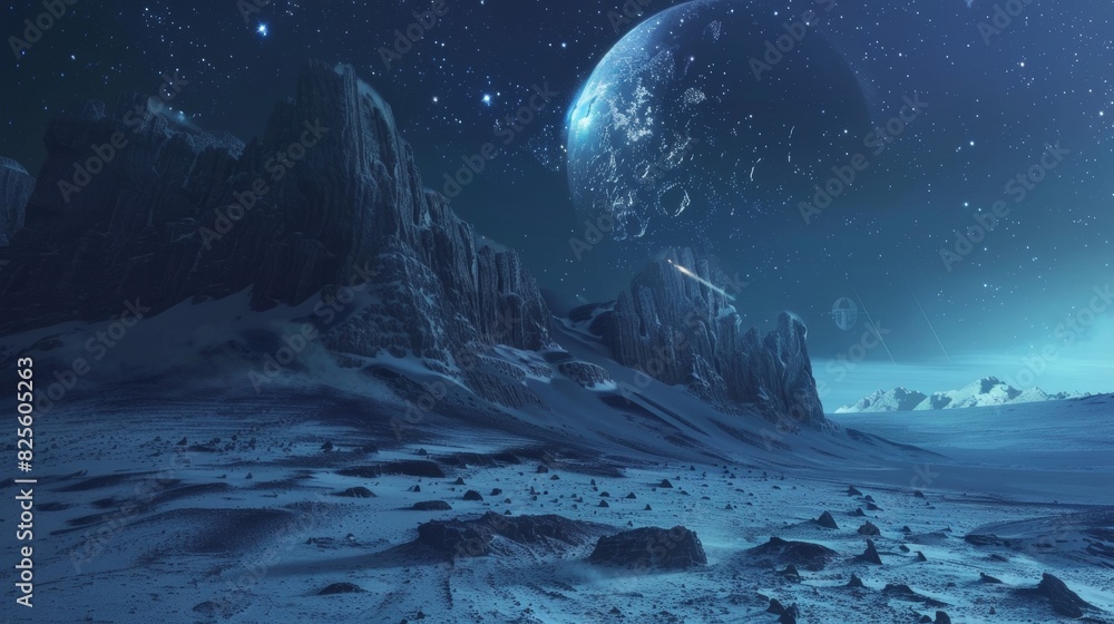 Poster ancient ruins on a desolate planet hold the key to a dark matter anomaly and the detective must race