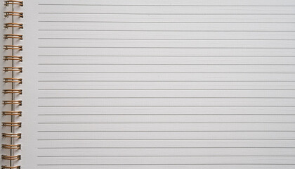 Ruled notebook paper, gray color lines