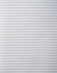 Fototapeta premium Ruled notebook paper, gray color lines