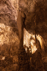 Rock formations in Carlsbad Caverns National Park, New Mexico