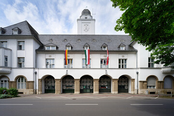 the historic building of fire station 3 in Cologne-Lindenthal from 1913, the oldest fire station...