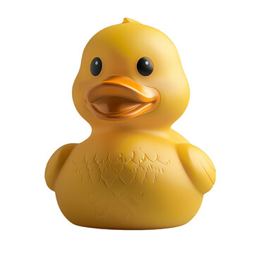 recommend clip art: a yellow rubber duck toy sitting on a white surface, transparent background png