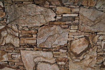 Stone wall background. Architectural, detailed and rustic textures.