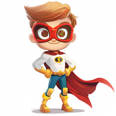 Fototapeta premium cartoon superhero
