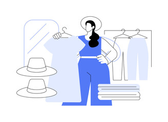 Designer collection isolated cartoon vector illustrations.